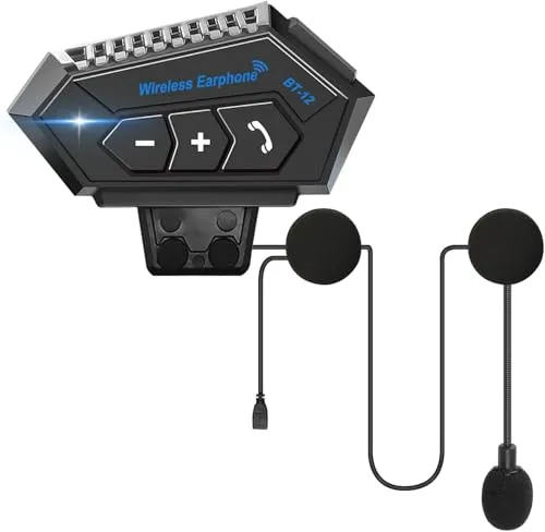 OBEST Motorradhelm Bluetooth Headset