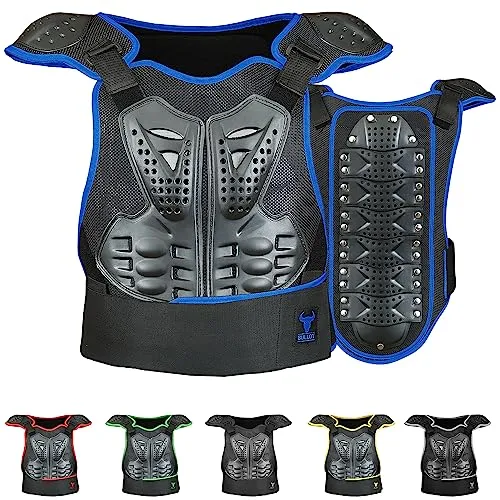 BULLDT Protektorenweste für Damen & Herren - Atmungsaktive Schutzjacke - Schutzjacke für Motorrad, Motocross, ATV und mehr. Verstellbar für optimalen Sitz und atmungsaktives Material für höchsten Tragekomfort.