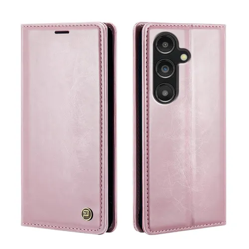 Handy Hülle für Samsung Galaxy S25+ Handyhülle Case Klapphülle RFID Rosa