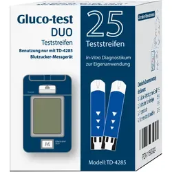 Gluco-test DUO Teststreifen 25 St