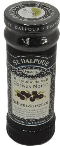 St. Dalfour Fruchtaufstrich Schwarzkirschen 280g