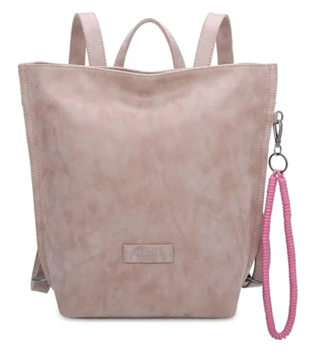 Fritzi aus Preussen Fritzi33N Vintage Backpack Taupy - Damen-Rucksackhandtaschen mit außergewöhnlichem Design und optimaler Größe für den Alltag. Maße: 23 x 35 x 12 cm – ein echter Hingucker!