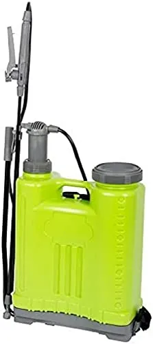 Kinzo Drucksprüher mit Lanze 18L - Rückenspritzer - Unkrautvernichter - inkl. 4 Aufsätze und 14 Verschlussringe - mit Verstopfungsfilter - Verstellbare Trageriemen - Grün