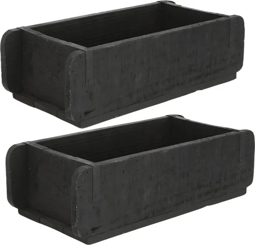 Novaliv Vintage Holzkiste 30 x 15 x 10 cm - Aufbewahrungsboxen aus recyceltem Altholz, jede Kiste ein Unikat mit besonderem Charme für vielseitige Dekoration und praktische Aufbewahrung.
