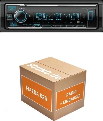 Kenwood KMM BT508DAB Einbaupaket für Mazda 626 Efini | Bluetooth & DAB+