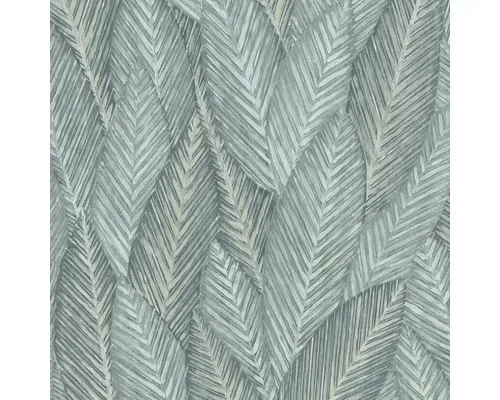 Vliestapete 10391-35 Martinique Blätter hellblau von Erismann