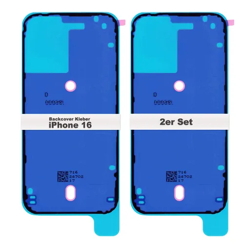 2x iPhone 16 Backcover Akkudeckel Kleber Klebestreifen Glue von IS-TECK
