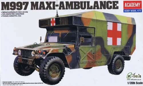 Academy 120116 493243 1/35 M997 Maxi Ambulance