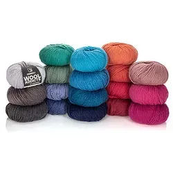 Lang Yarns Wolle WOOLADDICTS Honesty in grün von LANGYARNS