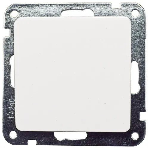 ChiliTec 22773 MILOS Wechsel-Schalter, UP, weiß matt 250V/ 10A, OHNE Rahmen, Steckanschluss