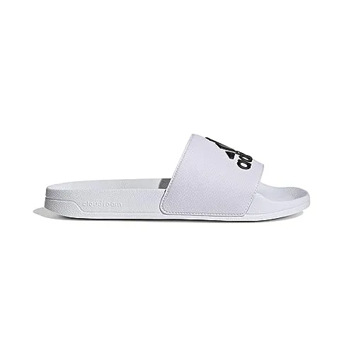 adidas Adilette Shower Slides Unisex Schiebe-Sandalen, Cloud White Core Black, 40.5 EU