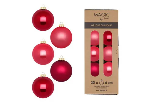 Weihnachtsbaumschmuck Pink von MAGIC by Inge