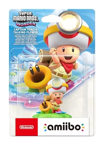 Amiibo Kapitän Toad & Plauderblume - Super Mario Bros. Merchandise - Entdecken Sie das Amiibo Kapitän Toad & Plauderblume aus der beliebten Super Mario Bros. Serie. Perfekt für Sammler und Gamer, um Ihr Spielerlebnis zu erweitern.