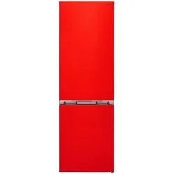 Sharp Kühl-Gefrierkombination SJ-FBB05DTXRD-EU, 180 cm hoch, rot - Kühlschrank mit 4-Sterne-Gefrierfach und energieeffizienter LED-Innenbeleuchtung, ideal für moderne Küchen.