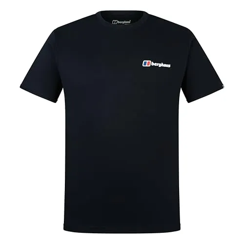 Berghaus M Berghaus Class Logo Tee - Nachhaltiges Herren T-Shirt - Modische Herren T-Shirts aus 100 % Bio-Baumwolle für höchsten Tragekomfort und einen umweltbewussten Lebensstil. Ideal für Alltag und Freizeit.