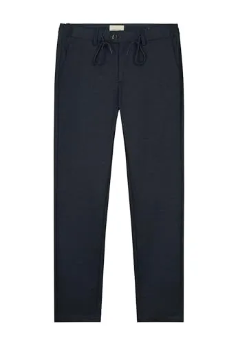 Dstrezzed Lancaster Pattern Sweat Tapered Jogger - Dk. Navy - 31/32
