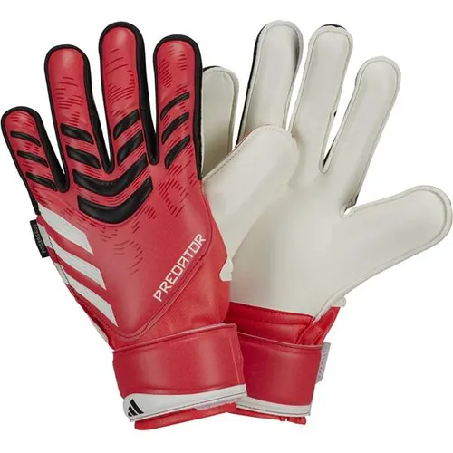 ADIDAS Kinder Handschuhe Predator Match Kids Fingersave - Torwarthandschuhe für Kinder mit Soft Grip Pro Latex-Polsterung und flexiblen Fingersave Elementen für optimalen Schutz und Komfort beim Spielen.