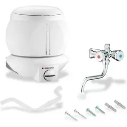 Stiebel Eltron EBK 5 K 5 Liter Kochendwassergerät - Warmwasserspeicher mit 5 Litern, ideal für schnelles Kochen von Wasser. Energieeffizienzklasse A und kompakte Maße für platzsparende Montage in Innenräumen.