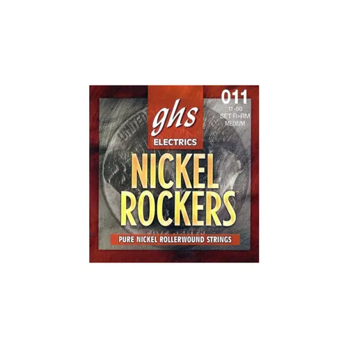 GHS E-Git.Saiten 11-50 Nickel Rockers Rollerwound