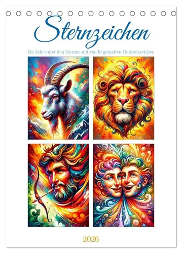 Marco Warstat | Sternzeichen - Ein Jahr unter den Sternen mit von KI gemalten...