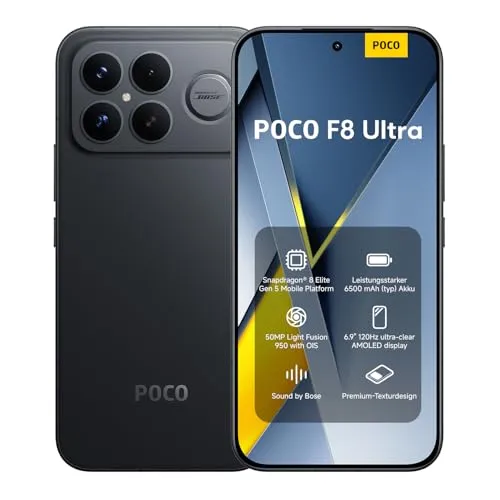 Xiaomi POCO F8 Ultra 512GB | Schwarz | Neuwertig