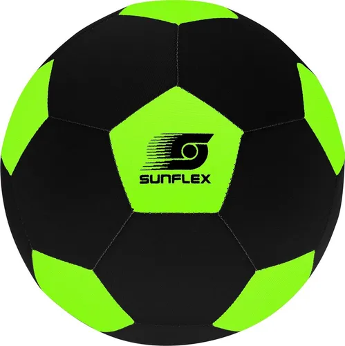 Sunflex Neopren Fußball Größe 5 Grün | Soccer Ball Spielball Wurfball Volleyball