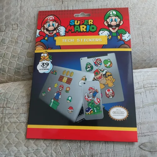 Super Mario Tech Stickers Aufkleber Set 39 Stück