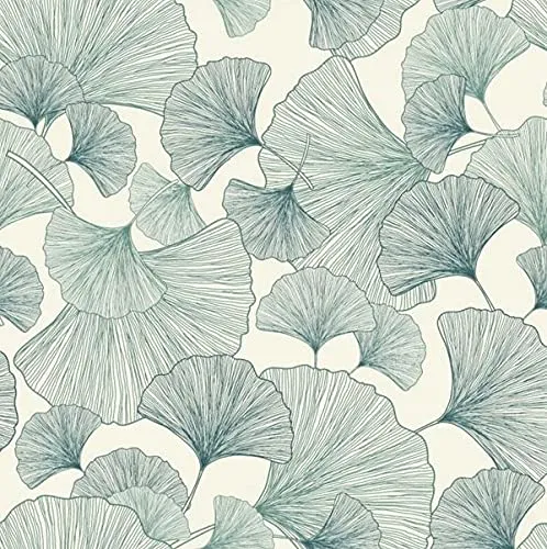 Rasch Tapete Ginko grün 53cm x 10.05m