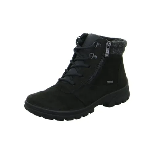 ARA Damen Wanderstiefel, Schwarz, 36.5 EU - Wanderschuhe mit Wechselfußbett und atmungsaktiver Gore-Tex-Membran für optimalen Komfort und trockene Füße bei jedem Abenteuer.