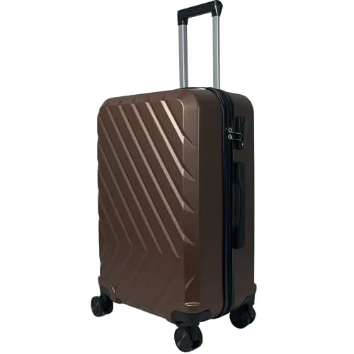 MY TRAVEL BAG Hartschalen-Koffer Trolley Set (65cm, 4 Doppel-Rollen) - Koffer in verschiedenen Größen für jede Reise, aus robustem ABS-Material, mit 360° drehbaren Rollen für müheloses Manövrieren und modernem Design.