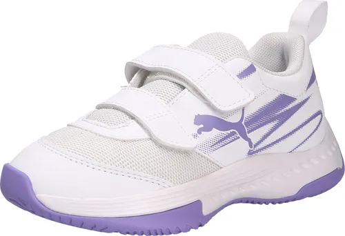 PUMA Jungen Unisex Kinder Varion II V Jr Indoor Court Shoe - Hallenschuhe für Jungen mit Regular Fit, Klettverschluss und Variofoam Dämpfung für optimalen Komfort und Atmungsaktivität.