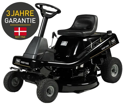 Texas Rasentraktor Rider 7600E 2in1 in schwarz von TEXAS
