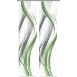 Vision S Schiebegardine CARA (2 St) in Bambusoptik - Modernes Schiebevorhang Set CARA in stilvoller Bambus-Optik. Ideal für flexible Fensterlösungen, einfach zu montieren und individuell kürzbar. Perfekt kombinierbar mit Uni-Flächenvorhängen.