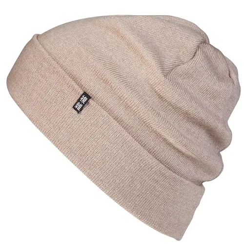 Enter the Complex® Merino Mütze - Beanie für Herren und Damen aus 100% Merino Wolle - Strickmützen aus 100% Merino Wolle, warm, dünn und windabweisend - Ideal für jede Wetterlage, kratzt nicht und ist pflegeleicht.