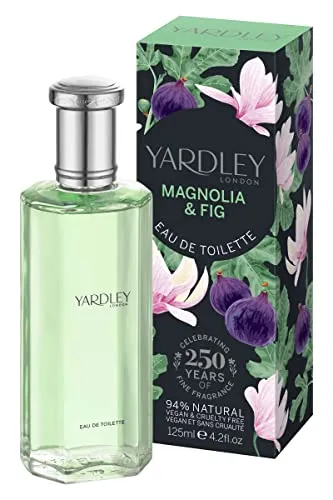 Yardley London Magnolia & Fig Eau de Toilette, 125 ml - Eau de Toilette für Damen mit blumig-fruchtigem Duft, der Frische und Eleganz vereint – perfekt für den täglichen Gebrauch.
