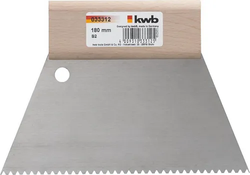 KWB Zahnspachtel, Metall 180 mm von KWB