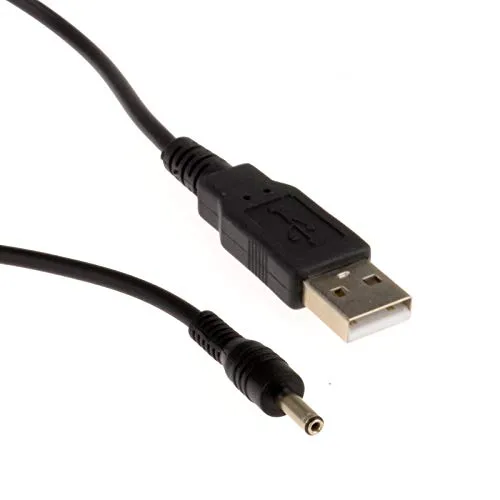 USB Zum DC Strom Kabel 1.3mm x 3,5 mm 5V 2,1a 2100mA 1 m [1 Meter]