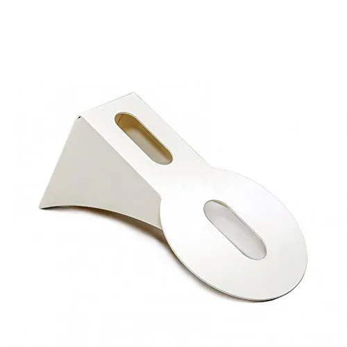 WOHNFREUDEN Stahlblech Wandhalterung creme eckig von Wohnfreuden