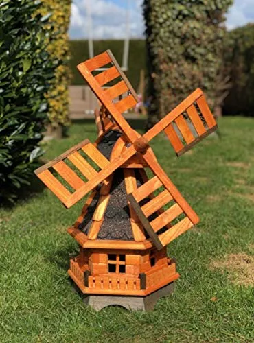 DARLUX dekorative Garten-Windmühle aus Holz