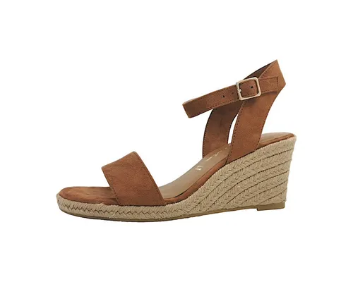 Tamaris Keilsandalette - Modische Sommerschuhe mit Keilabsatz - Wanderschuhe, stilvolle Sandale mit verstellbarem Riemchen und 7,5 cm Keilabsatz, perfekt für warme Tage und bequem dank gepolsterter Innensohle.