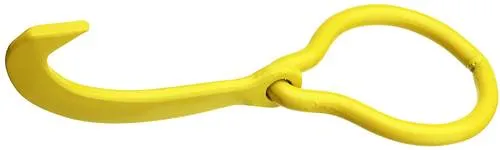 OCHSENKOPF OX 51-0000 Wendehaken - Schwarzwälder Form, Gelb - Holzspalterzubehör mit geschmiedetem Chrom-Vanadium-Stahl, ideal zur sicheren Wendehilfe von Baumstämmen, größenverstellbar für vielseitige Nutzung.