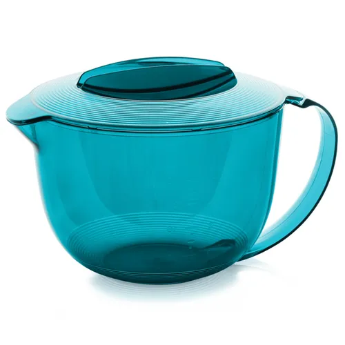 Tupperware MicroCook 1-l-Kanne für die Mikrowelle - Ideal für die Küche, ermöglicht schnelles und einfaches Garen in der Mikrowelle mit einem Fassungsvermögen von 1 Liter.
