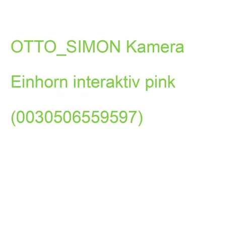Otto Simon Accutime interaktive Kamera Einhorn pink, mehrfarbig, von OTTO SIMON