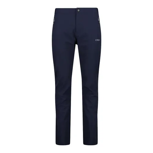 CMP MAN Long Pant b.blue-cemento (20NL) 48 - Wanderhosen für Herren, gefertigt aus flexiblem 4-Way-Stretch-Gewebe mit UV-Schutz und verstärkten Knien für optimalen Komfort und Langlebigkeit auf Trekkingtouren.