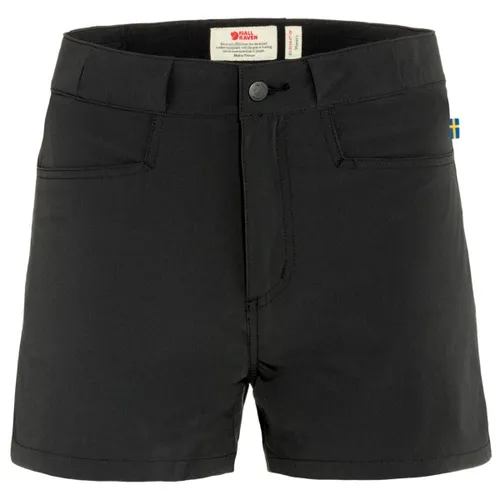 Fjällräven Women's High Coast Lite Shorts Gr 36 schwarz - Luftige Shorts aus schnell trocknendem Funktionsgewebe, ideal für Reisen und Trekking. Farbe: Schwarz, Größe: 36, mit Stretch für optimale Bewegungsfreiheit.
