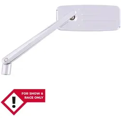 Highsider Auspuff-Flexrohr Lenkerspiegel ACTION, chrom - Auspuff-Flexrohre - Hochwertiger, CNC-gefräster Lenkerspiegel mit verstellbarem Stiel für optimale Sicherheit und individuelles Design. Ideal für Renn- oder Showzwecke.