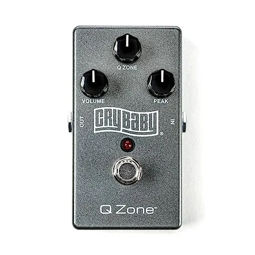 DUNLOP Cry Baby Q Zone (QZ1) - Fixed Wah - WahWah & Volumen, bietet eine feste Wah-Klangformung für einzigartige Sounds und kreative Klanggestaltung.