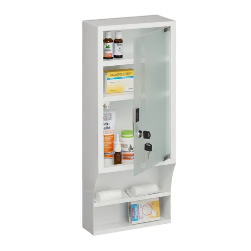 Medizinschrank mit Glasfront