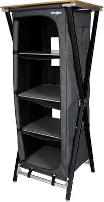 Brunner Mercury Cross Square Faltschrank, high in grau von Brunner