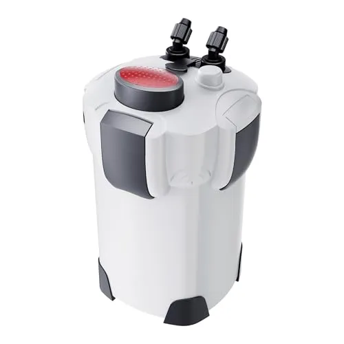SunSun HW-302 Aquarium Außenfilter 1000 L/h - Aquarienfilter für bis zu 400 l, mit effizienter 3-Stufen-Filtration und nur 18 W Energieverbrauch. Ideal für klares Wasser und gesundes Aquarienmilieu.